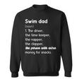 Swim Dad Definition Swimming Father Of A Swimmer Dad Sweatshirt