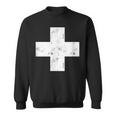 Swiss Vintage Cross Flag Switzerland Sweatshirt