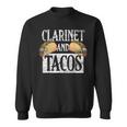 Tacos Mexico Cinco De Mayo Music Clarinet Sweatshirt