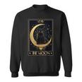 Tarot Card The Crescent Moon Black Cat Gothic Trendy Women Sweatshirt