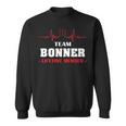Team Bonner Lifetime Member Family Youth Kid Hearbeat Sweatshirt