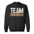 Team Erdmännchen Lustiges Meerkat Fan Sweatshirt Schwarz