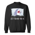 Time Für Die Haia Shark Sleep Tired Sleep Pyjamas Black Sweatshirt