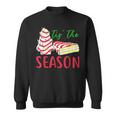 Tis The Season Little-Debbie Christmas Tree Cake Holiday Sweatshirt