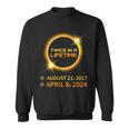 Total Solar Eclipse 2024 April 8 America Totality Spring Sweatshirt