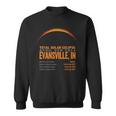 Total Solar Eclipse 2024 Evansville Indiana Path Of Totality Sweatshirt