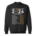 Total Solar Eclipse 2024 North America Tour State Totality Sweatshirt