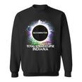 Total Solar Eclipse Bloomington Indiana 2024 Colorful Sun Sweatshirt