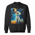 Total Solar Eclipse Maltese Dog Sweatshirt