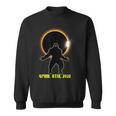 Total Solar Eclipse Sasquatch Wearing Solar Eclipse Glasses Sweatshirt