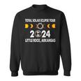 Total Solar Eclipse Us Tour 04 08 2024 Little Rock Arkansas Sweatshirt