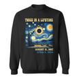 Totality Total Solar Eclipse Twice In A Lifetime Van Gogh Sweatshirt