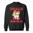 Totally Rad 80S Christmas Vintage Santa 80S Costume Sweatshirt