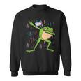 Transgender Flag Frog Dab Lgbt Trans Pride Stuff Animal Sweatshirt