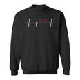 Trike Heartbeat Three-Wheeled Motorcycle Motorbike Trike Sweatshirt