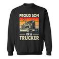 Truck Driver's Son Trucker's Son Father's Day Vintage Sweatshirt