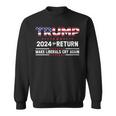 Trump 2024 The Return Make Liberals Cry Again Sweatshirt
