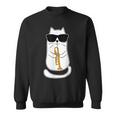 Trumpet Cat Trumpet Player Sweatshirt