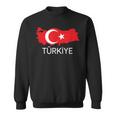 Türkei Türkische Fahne Türkei Landkarte Harita Sweatshirt