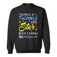 Twinkle Little Star Only I Know What You Are Gender Reveal Sweatshirt