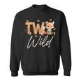 Two Wild Fox Woodland Animal 2Nd Birthday 2 Year Old Sweatshirt