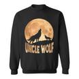 Uncle Wolf Happy Father's Day Matching Wolf Lover Sweatshirt