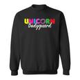 Unicorn Bodyguard Unicorn Security Costume For Dad Daughter Sweatshirt