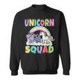 Unicorn Squad Rhino Narwhal Magical Creatures Cute Girly Sweatshirt