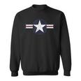 Us Airforce Star Roundel Distressed Veteran Sweatshirt