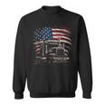 Us American Flag Trucker Truck Driver Sweatshirt