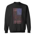 Usa Flag Barbell Sweatshirt