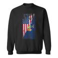 Usa New York Flags United States Of America New Yorker Sweatshirt