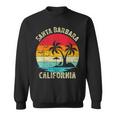 Vacaciones Familiaresintage Retro California Santa Barbara Beach Camisa de entrenamiento