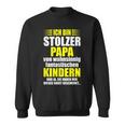 Vater Stolzer Papaatertag Spruch Sprüche Geschenkidee Sweatshirt