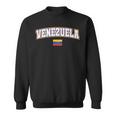 Venezuela Varsity World Flag Weathered Sweatshirt