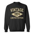 Vintage 1954 Limited Edition Year Of Birth Birthday Sweatshirt