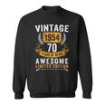 Vintage 1954 Made In 1954 70 Years Old 70Th Birthday Sweatshirt