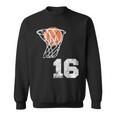 Vintage Basketball Jersey Number 16 Player Number Sweatshirt