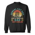 Vintage Bengal Cat Dad Like A Regular Dad Father's Day Sweatshirt