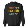 Vintage Best Cat Dad Ever Cat Daddy Sweatshirt