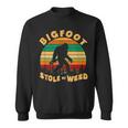 Vintage Bigfoot Stole My Weed 420 Marijuana Men Sweatshirt