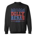Vintage Dolly And Reba 2024 Make America Fancy Again Sweatshirt
