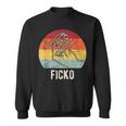 Vintage Du Bisch Ein Ficko Italian Gesture Handmark Sweatshirt