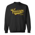 Vintage Est 1954 Aged 70 Yrs Old Bday 70Th Birthday Sweatshirt