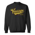 Vintage Est 1973 Aged 51 Yrs Old Bday 51St Birthday Sweatshirt