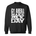 Vintage Go Ahead Make My Day 1983 American Sudden Impact Sweatshirt