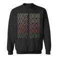 Vintage Hot Dog Hot Dogs Lovers Awesome Christmas Sweatshirt