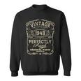 Vintage Made In 1943 80Th Birthday Sweatshirt