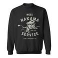 Vintage Megs Nakama Gas Station Reversed Clay Attendant Sweatshirt
