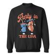 Vintage Party In Usa The 4Th Of July Hot Dog Sweatshirt